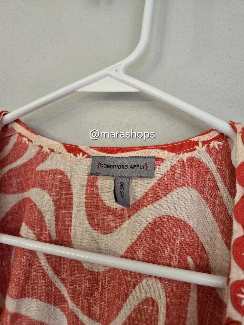 Conditions Apply Tie Front Cotton Linen Shawl Jacket